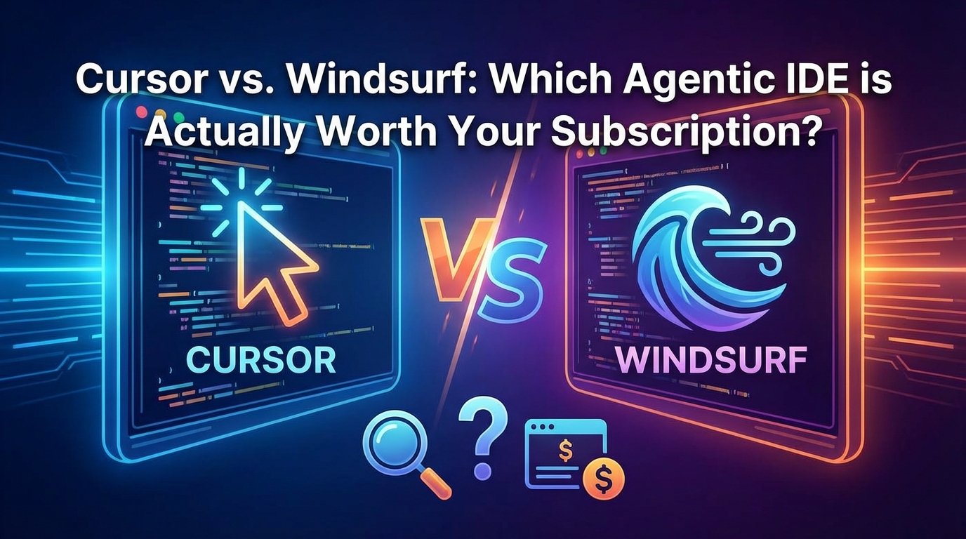 Cursor vs. Windsurf: Which Agentic IDE is Actually Worth Your Subscription?